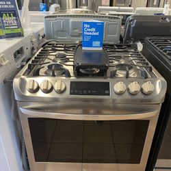 LG Smart Slide In Dual Fuel Electric Range