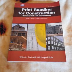 Print Reading For Construction Residential And Commercial 