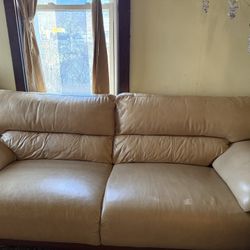 Leather Sofa 