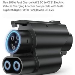 Unitek Tesla Supercharger to CCS Charger Adapter, Max 300W Fast Charge NACS DC to CCS1 Electric Vehicle Charging Adapter Compatible with Tesla Superch