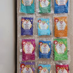 1999 Set 3 McDonalds Ty Beanie Babies