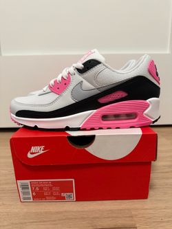 Nike Air Max 90 “White Pink Glow Wolf Grey” Women’s Size 7.5/ Men’s 6 IM4613-100