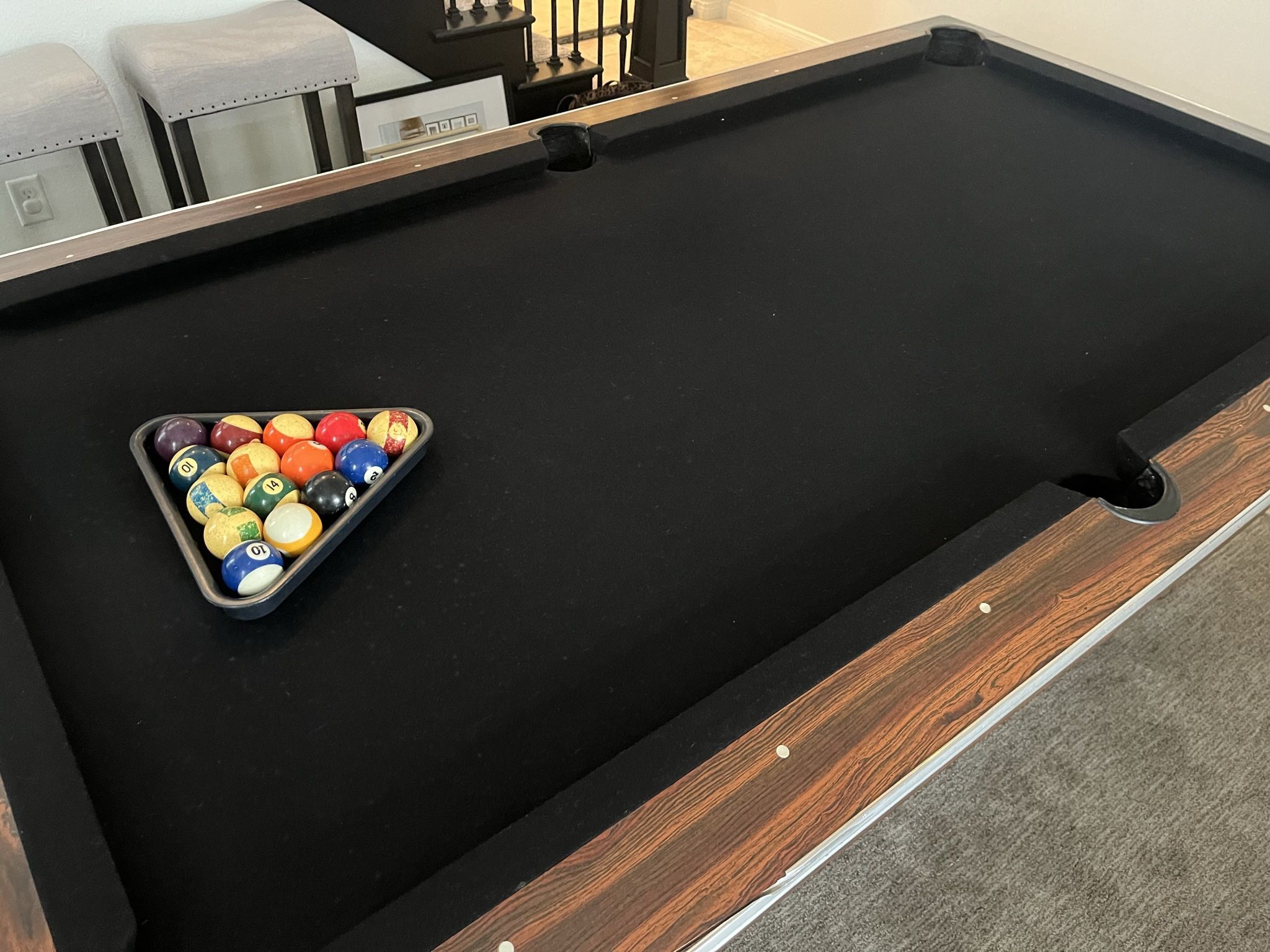 Bar Style Pool Table W/ Ping Pong Topper for Sale in San Clemente, CA