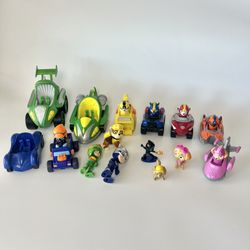 Large Paw Patrol Pj Masks Toy Figurine Car Bundle
