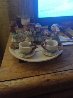 Raggedy Ann And Andy Tea Set USA Collectible