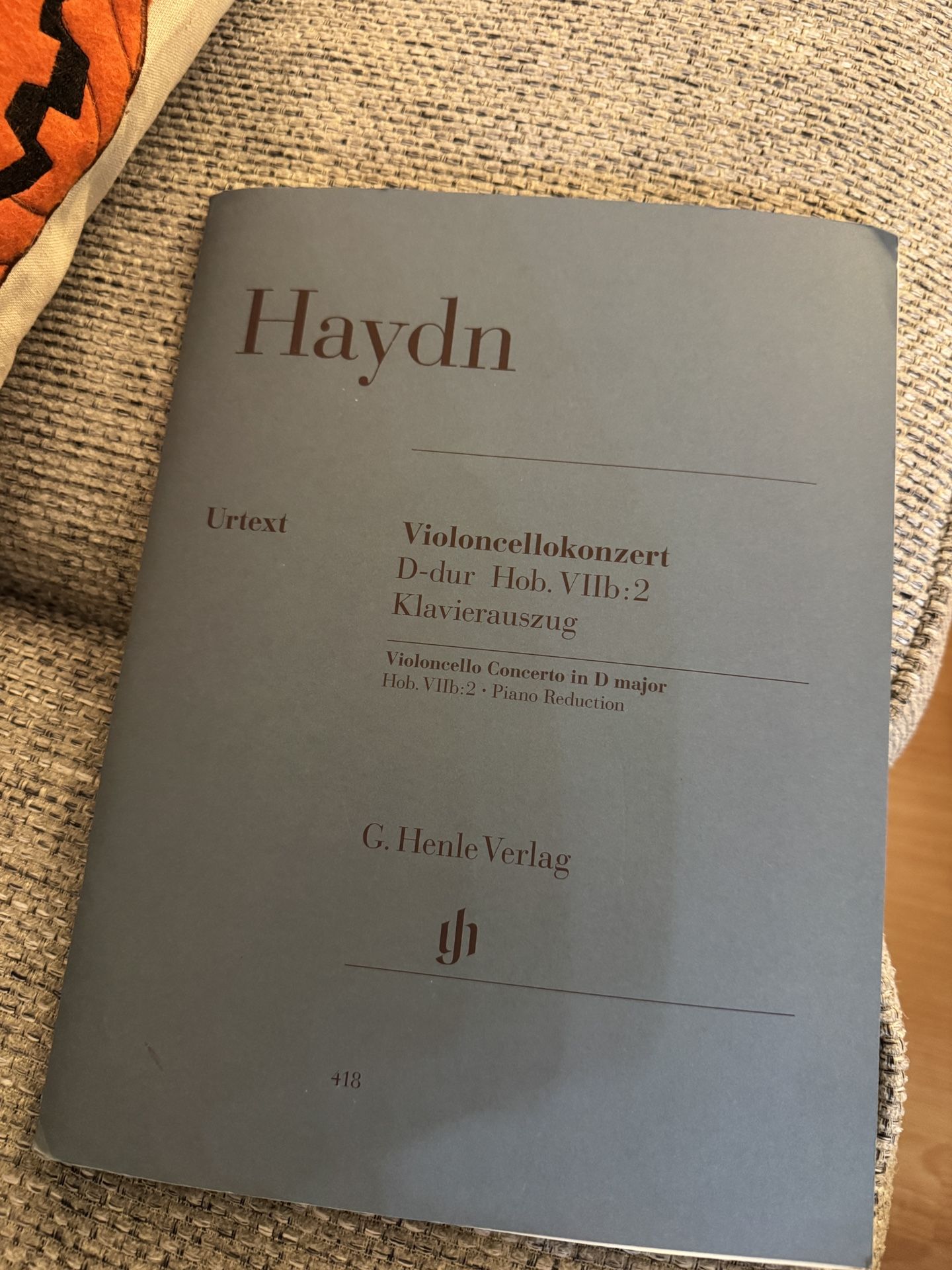 Haydn - Urtext Violoncellokoncert D-dur Hob. VIIb:2