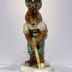 Goebel West Germany Porcelain Bavarian Easter Bunny Rabbit TMK6 Golfer Boy NM