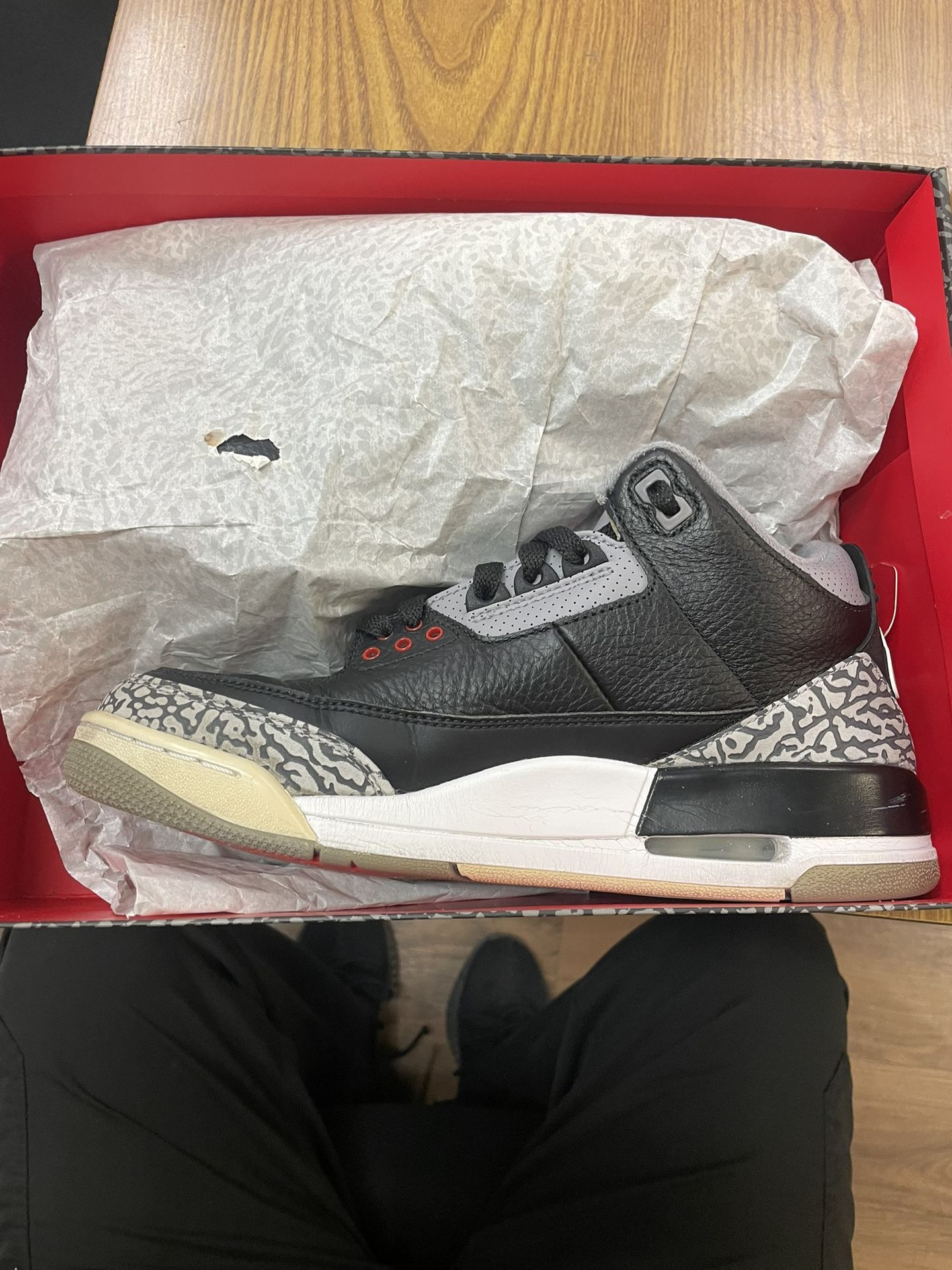 Air Jordan 3 Retro OG Cement 8.5 2018