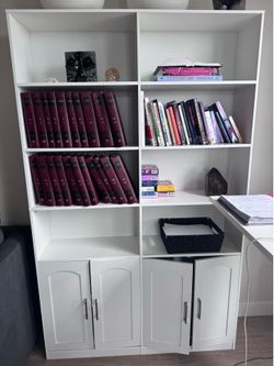 White Bookshelf