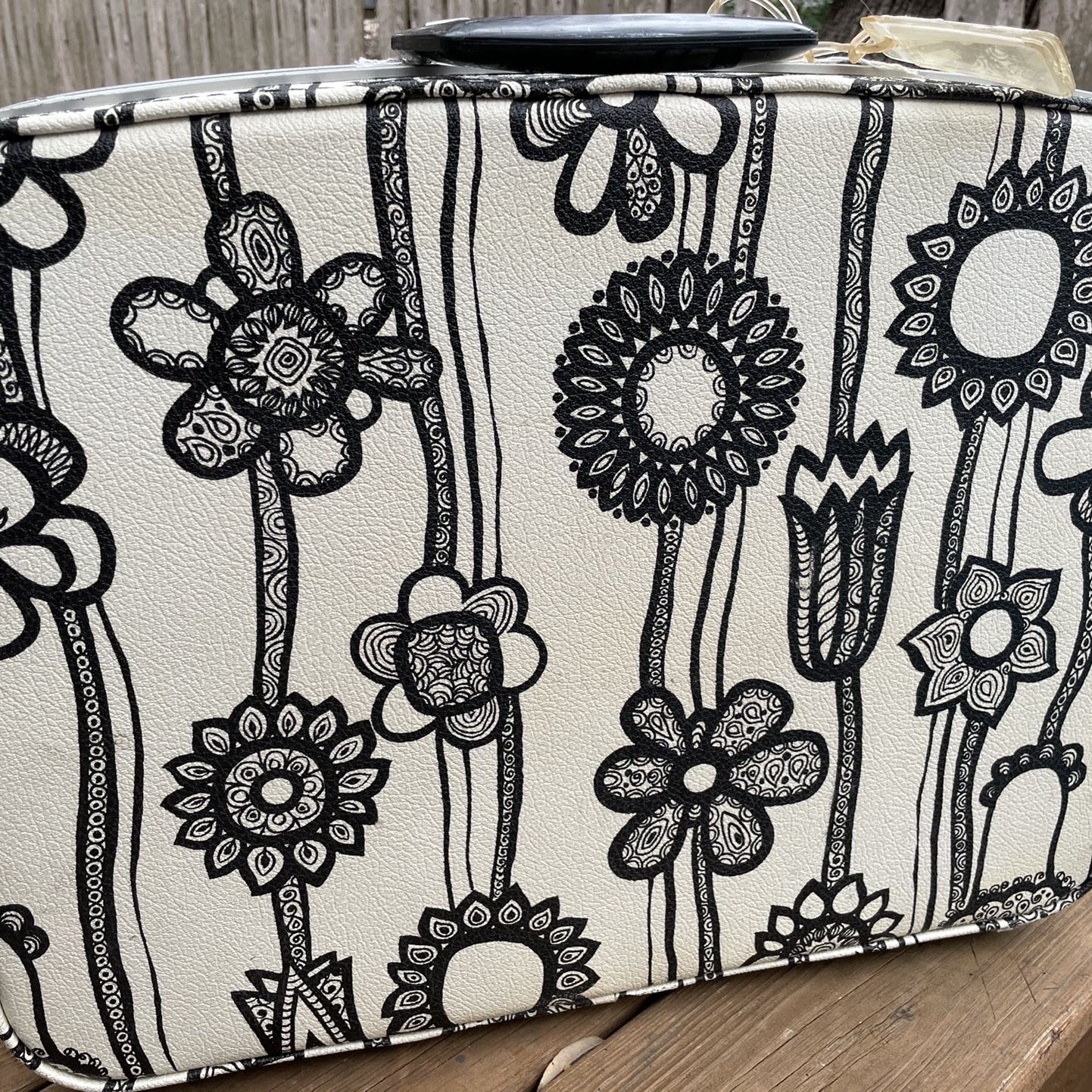 Vintage 60’s Samsonsite Fashionaire Suitcase Flower Power