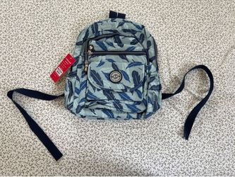 Blue backpack mini