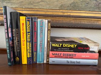 Books about Disneyland and Walt Disney - book bundle total books 15 All 15 for $55.00