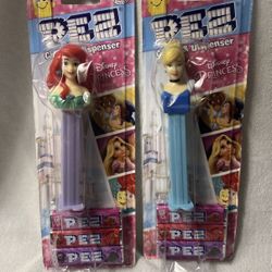PEZ Disney Princess SNOW WHITE & CINDERELLA Lot Of 2