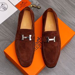 Hermes Men’s Leather Shoes With Box 2026 New 