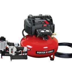 New Porter Cable 6 Gal. 150 PSI Portable Electric Air Compressor with 16-Gauge, 18-Gauge and 23-Gauge Nailer Combo Kit (3-Tool)
