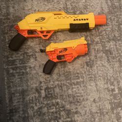 Black And Orange Nerf Guns