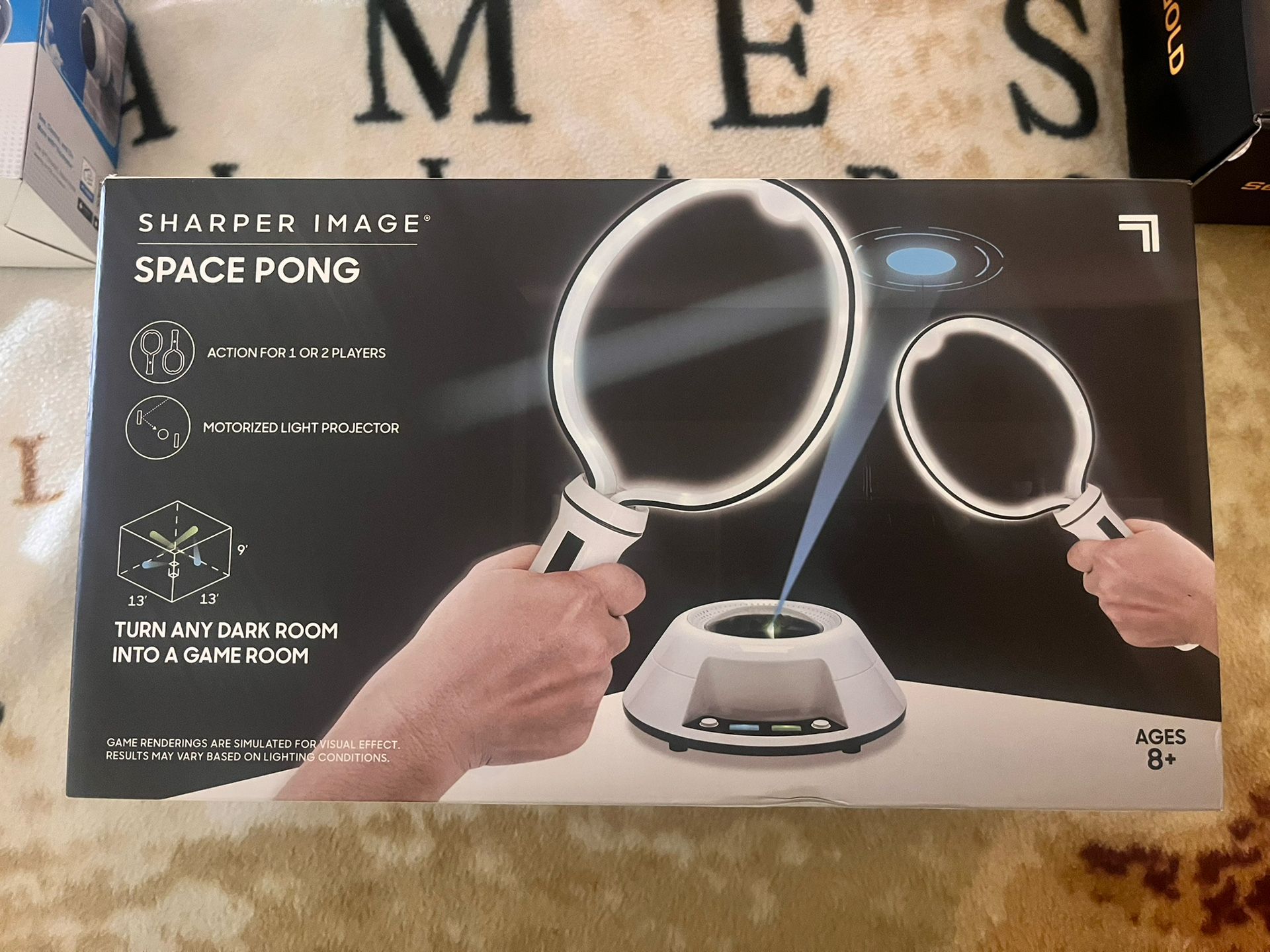 Sharper Image Space Pong Motion, Light Projector Game