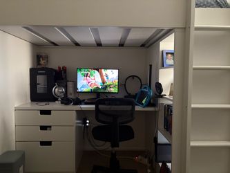 Ikea bed +desk+ dresser +closet