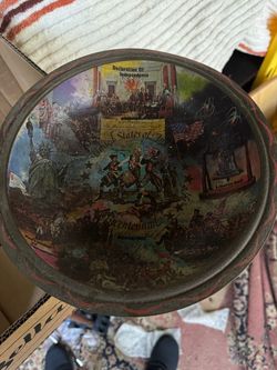 1976 US Bicentennial Decorative Tin Bowl