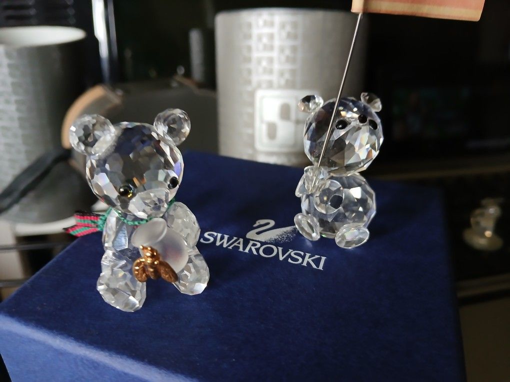 Swarovski Crystal ~ 3 Bear Collection ~ $50 For All 3 ~ Please See Description