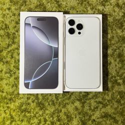 iPhone 16 Pro Max | 256GB | White Titanium | Factory Unlocked