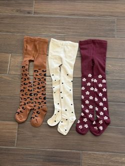 Little Stocking Co footed tights 3-4 years, never worn