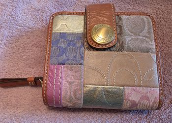 Coach patchwork wallet