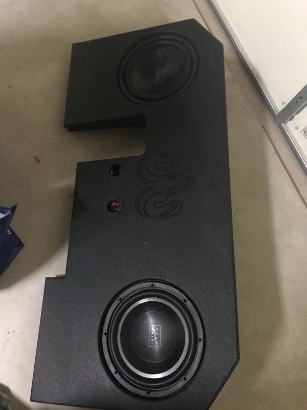 FOX ACOUSTICS PORTED RAM 1500 DUAL 12" PORTED SUB BOX LOUDEST BOX FOR