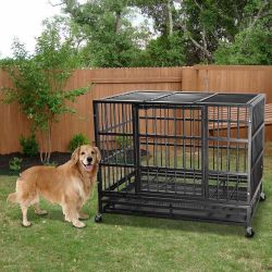 ES178 $100  42 Inch Heavy Duty Indestructible Dog Crate