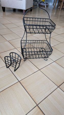 Fruit basket & Napkin Holder