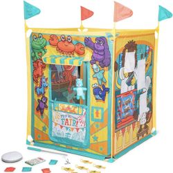 Melissa & Doug Fun at The Fair! Game Center Play Tent - 4 Sides of Activities