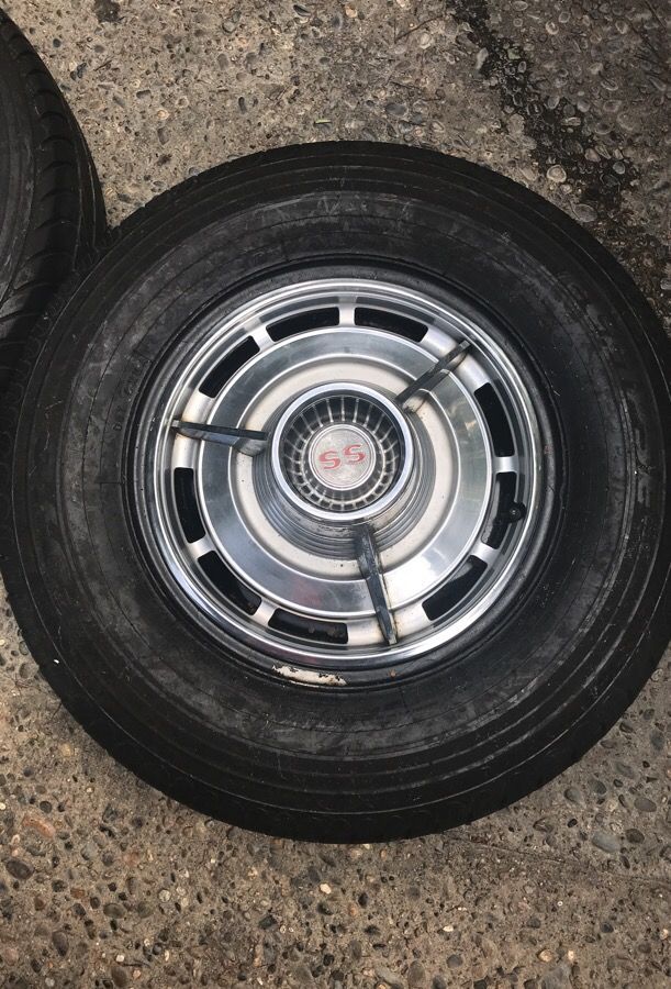 Chevy nova SS tire with original cap