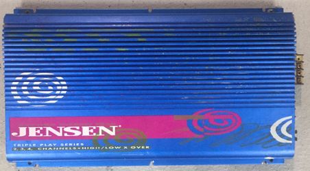 Big old school Jensen 4channel car amp