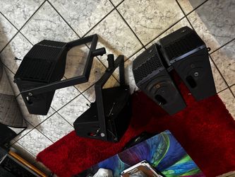 Sa 4 line array  speakers with brackets