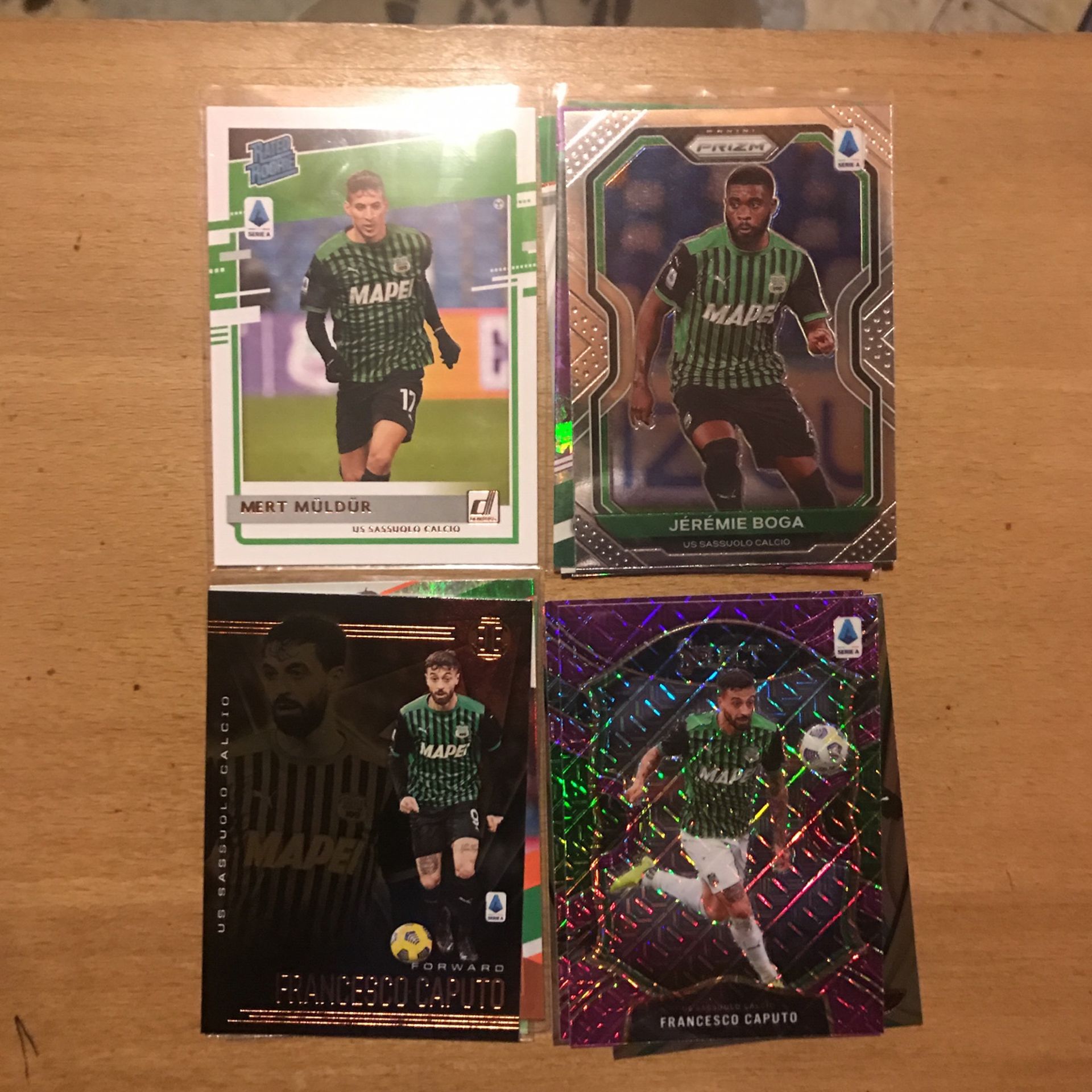 US SASSUOLO CALCIO 13 CARD TEAM LOT