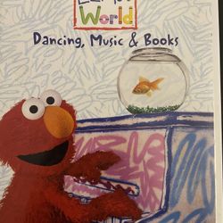 SESAME STREET ELMO’S WORLD: Dancing, Music & Books (DVD-2000)