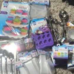 Baker Pans Spoons,etc.