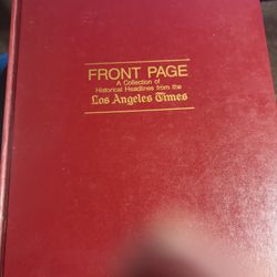 Front Pages LA Times A Collection Of Historical Front Headlines 