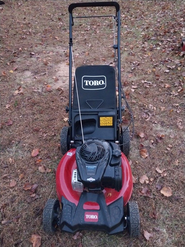 New Toro 21 Inch Self Propelled Push Mower Located In Southmont NC