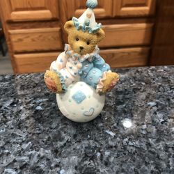 Cherished Teddies “Wally” You're The Tops With Me.  Preowned Good Condition 