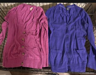 Juniors cardigans size med $5 each