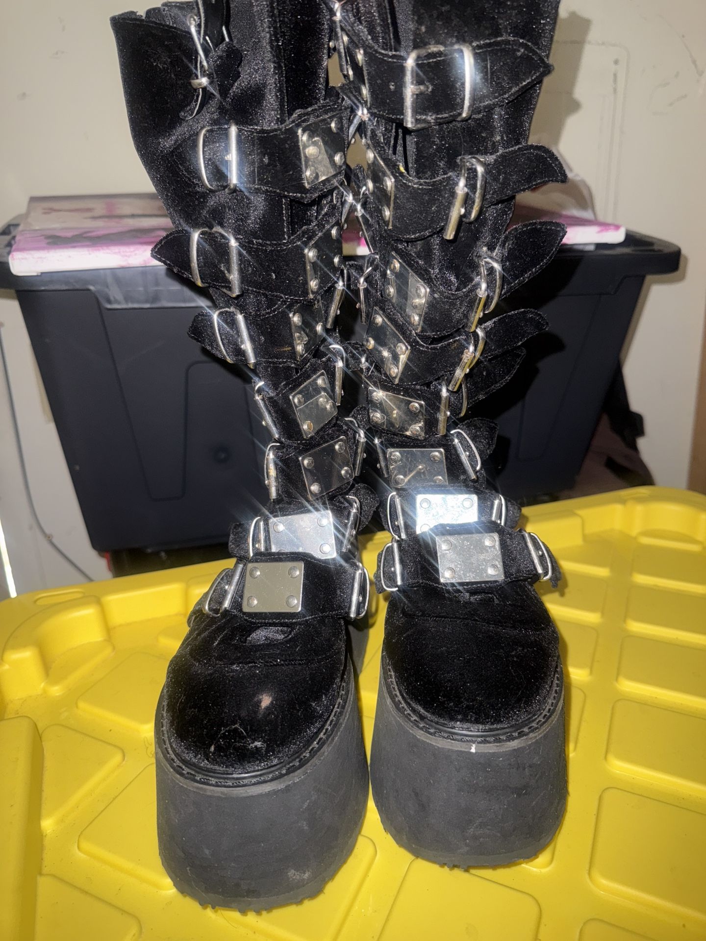 Size 9 Demonia Platform Boots