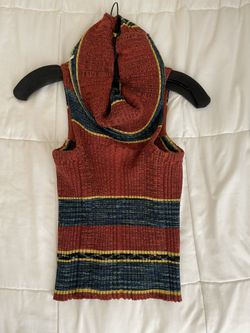 Free People Turtle Neck Sleeveless Top