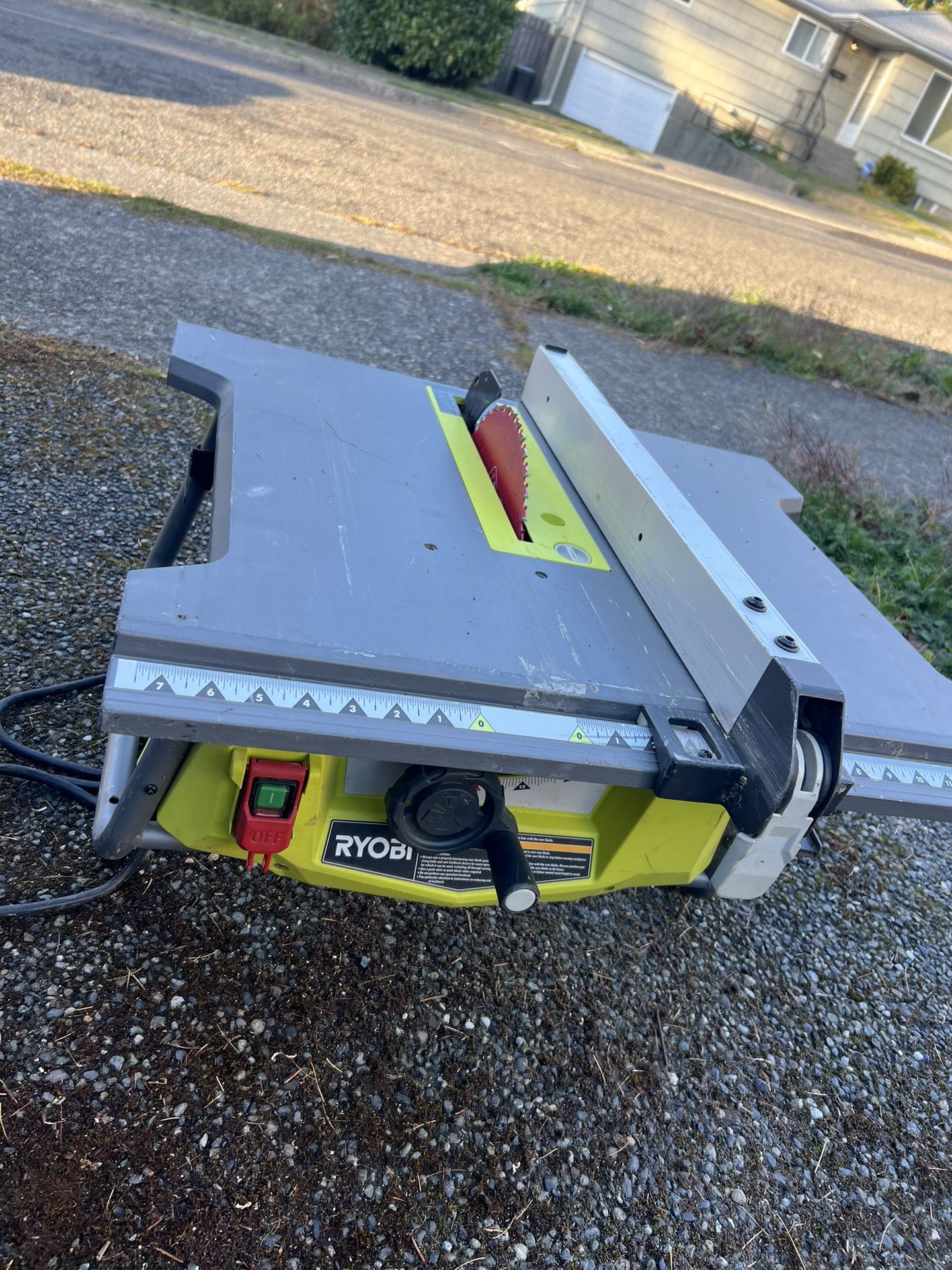 Table Saw Ryobi