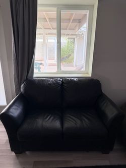 Black sofa