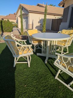 Rattan dining set