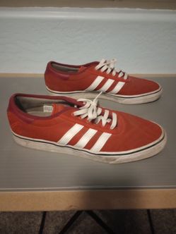 Adidas Adi-Ease shoes in red and white
