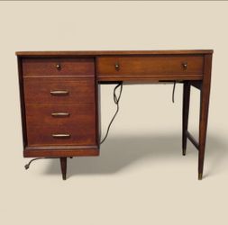 Mid-Century Modern Walnut Writing Desk