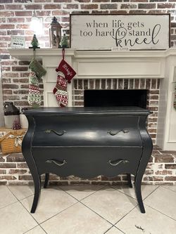 Stunning Refinished Hooker Furniture  Bombay Chest of Drawers / Entryway / XL Nightstand / Accent Piece / Console