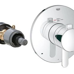 Grohe Grohflex Cosmopolitan Dual Thermostatic Trim w Control Module Mixing Valve